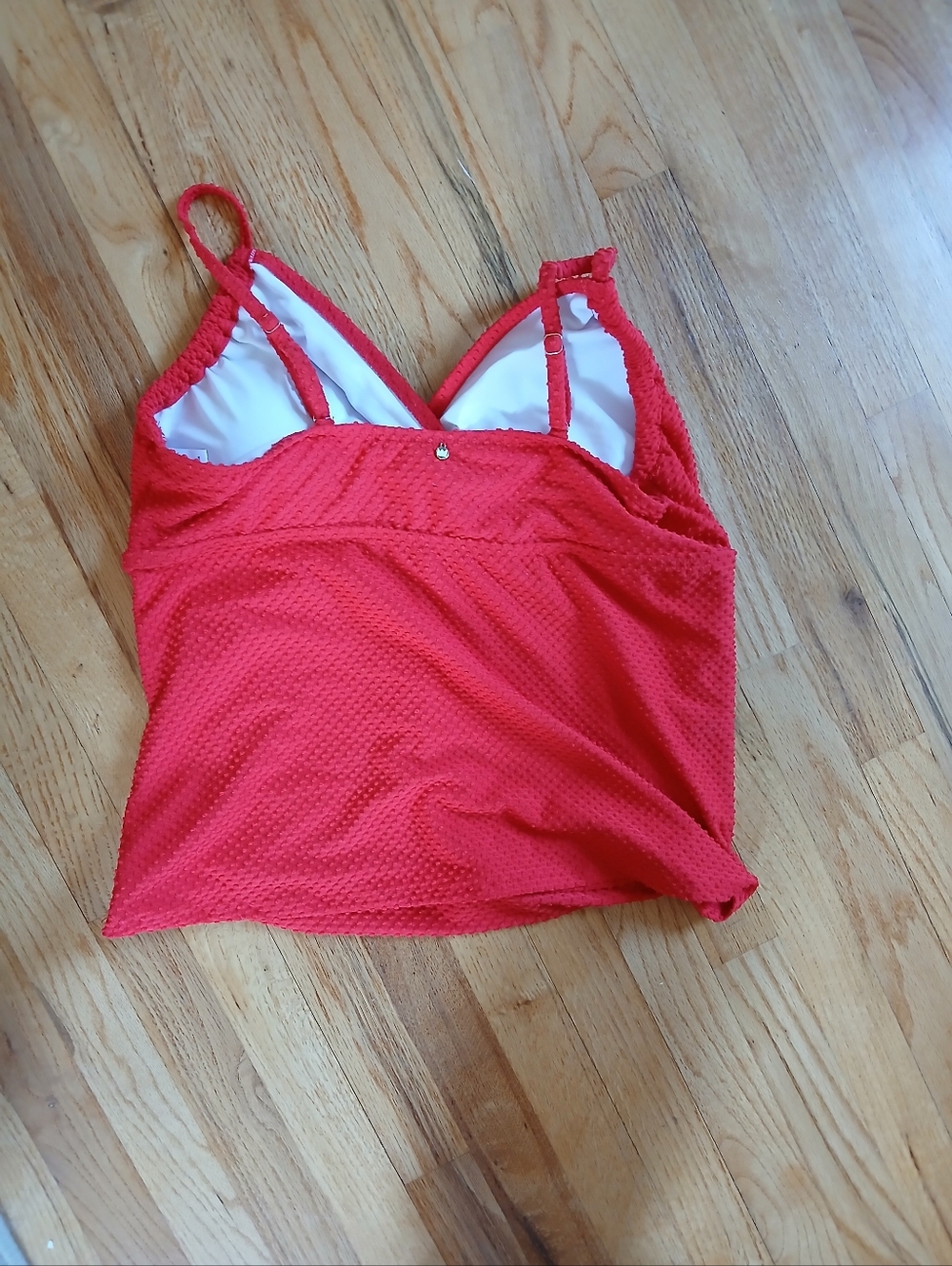 Red Swim Top - Picture 3 of 4